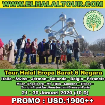 Tour Halal Eropa Barat Tour Muslim Eropa Italia  Swiss  Jerman  Belanda  Belgia  Perancis 2130 Januari 2020 10 D