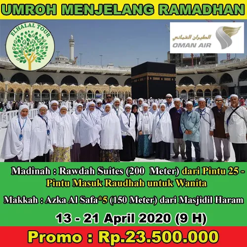 UMROH MURAH BINTANG 5 Umroh Murah Bintang 5 13 - 21 April 2020 (9H) (Menjelang Ramadhan) 1 ~blog/2022/3/25/umroh_murah13_21_april_2019